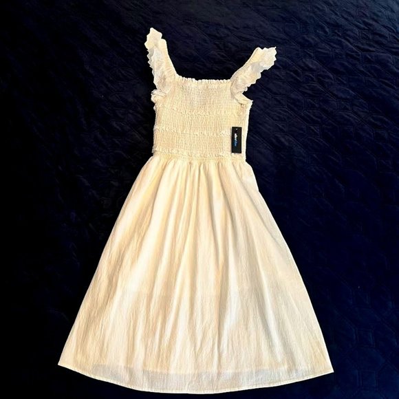 New white spring Easter Dress Small - Picture 1 of 6
